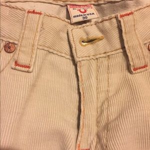 Beautiful True Religion Corduroy Jeans size 30